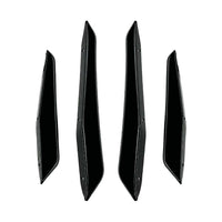 BMW G87 M2 2023+ GLOSS BLACK FRONT BUMPER CANARDS