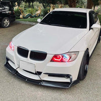 BMW E90 3 SERIES PRE-LCI 2005-2008 GLOSS BLACK FRONT BUMPER TRIMS