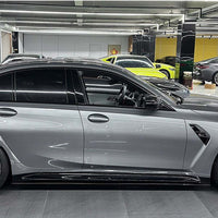BMW G80 & G81 M3 2021+ GLOSS BLACK SIDE SKIRTS