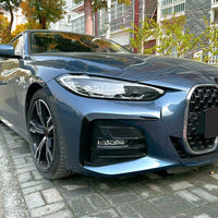 BMW G22/G23 4 SERIES 2020-2024 GLOSS BLACK FRONT BUMPER TRIMS