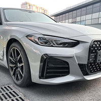 BMW G26 4 SERIES & i4 2020-2024 GLOSS BLACK FRONT BUMPER TRIMS