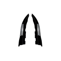 BMW G26 4 SERIES & i4 2020-2024 GLOSS BLACK FRONT BUMPER CORNERS