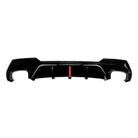 BMW G22/G23 4 SERIES 2020+ GLOSS BLACK QUAD EXHAUST WITH LED
