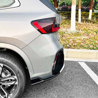 BMW U11 X1/iX1 2022+ GLOSS BLACK REAR BUMPER CORNERS
