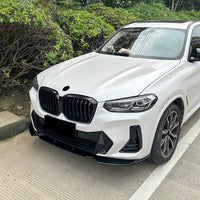 BMW G01/G02 X3/X4 LCI 2022+ GLOSS BLACK SPLITTER - V4