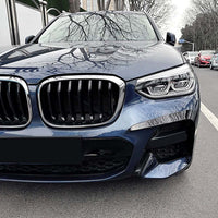 BMW G01/G02 X3/X4 PRE-LCI 2018-2021 GLOSS BLACK FRONT BUMPER TRIMS