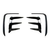 BMW G01 X3 LCI 2022+ GLOSS BLACK REAR BUMPER TRIMS - V2