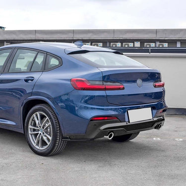 BMW G02 X4 PRE-LCI 2019-2021 GLOSS BLACK REAR BUMPER CORNERS