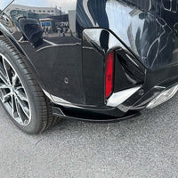 BMW G02 X4 LCI 2022+ GLOSS BLACK REAR BUMPER CORNERS