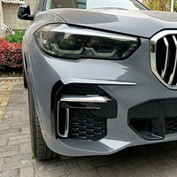 BMW G05 X5 PRE-LCI 2019-2023 GLOSS BLACK FRONT BUMPER TRIMS
