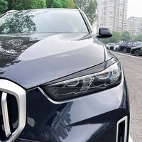 BMW G05/G06 X5/X6 2019+ GLOSS BLACK HEADLIGHT EYEBROWS