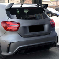 MERCEDES A-CLASS W176 (PRE-FACELIFT) 2012-2015 GLOSS BLACK REAR BUMPER TRIMS