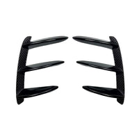 MERCEDES A-CLASS W176 (FACELIFT) 2015-2018 GLOSS BLACK REAR BUMPER TRIMS