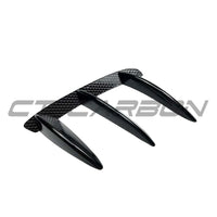 MERCEDES A-CLASS W176 (FACELIFT) 2015-2018 GLOSS BLACK REAR BUMPER TRIMS