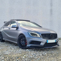 MERCEDES A-CLASS W176 (PRE-FACELIFT) 2012-2015 GLOSS BLACK SPLITTER