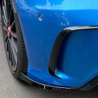 MERCEDES A-CLASS W176 (FACELIFT) 2015-2018 GLOSS BLACK REAR BUMPER TRIMS