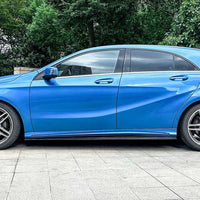 MERCEDES A-CLASS W176 2012-2018 GLOSS BLACK SIDE SKIRTS