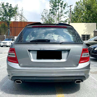 MERCEDES C-CLASS S204 ESTATE (FACELIFT) 2011-2014 GLOSS BLACK MIDDLE SPOILER
