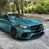 MERCEDES E-CLASS W213 E63/E63S (PRE-FACELIFT) 2017-2020 GLOSS BLACK SPLITTER