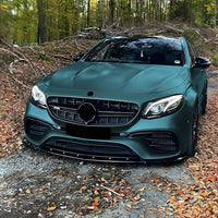 MERCEDES E-CLASS W213 E63/E63S (PRE-FACELIFT) 2017-2020 GLOSS BLACK SPLITTER