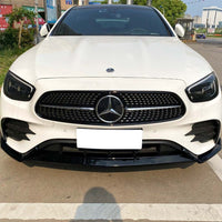 MERCEDES E-CLASS W213/S213 (FACELIFT) 2020-2023 GLOSS BLACK SPLITTER