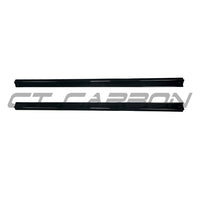 MERCEDES E-CLASS W213/S213/E63 2017-2023 GLOSS BLACK SIDE SKIRTS