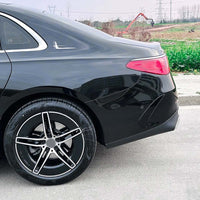 MERCEDES E-CLASS W214 SALOON 2023+ GLOSS BLACK REAR BUMPER TRIMS