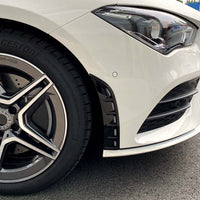 MERCEDES C118/X118 CLA 2019+ GLOSS BLACK FRONT BUMPER TRIM