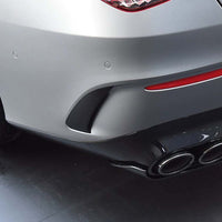 MERCEDES C118/X118 CLA 2019+ GLOSS BLACK REAR BUMPER TRIM