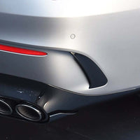 MERCEDES C118/X118 CLA 2019+ GLOSS BLACK REAR BUMPER TRIM