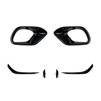 MERCEDES CLA 45 C118/X118 2019-2023 GLOSS BLACK FRONT BUMPER VENT TRIMS