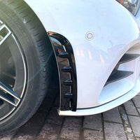 MERCEDES CLS C257/AMG 53 (PRE-FACELIFT) 2018-2021 GLOSS BLACK FRONT BUMPER TRIMS