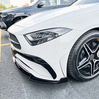 MERCEDES CLS C257/AMG 53 (FACELIFT) 2022-2024 GLOSS BLACK SPLITTER