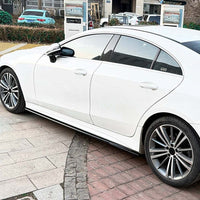 MERCEDES CLS C257/AMG 53 2018-2024 GLOSS BLACK SIDE SKIRTS