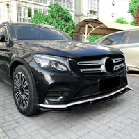 MERCEDES GLC-CLASS (X253/C253) & GLC 43 4MATIC PRE-FACELIFT 2015-2019 GLOSS BLACK SPLITTER - V2