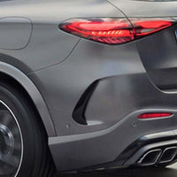MERCEDES GLC-CLASS SUV (X254) & GLC 43 4MATIC 2023+ GLOSS BLACK REAR BUMPER TRIMS