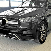 MERCEDES GLE-CLASS W167/C167 2019-2023 GLOSS BLACK FRONT BUMPER VENT TRIMS