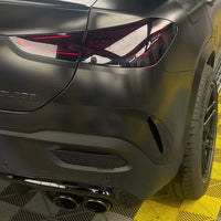 MERCEDES GLE-CLASS C167 2020-2023 GLOSS BLACK REAR BUMPER TRIMS