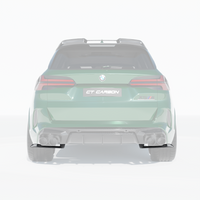 BMW F95 X5M 2019+ DRY CARBON FIBRE REAR BUMPER CORNERS - V1