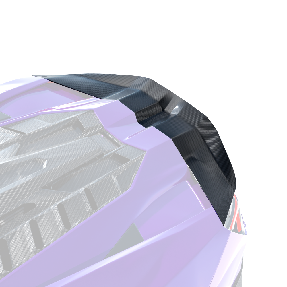 LAMBORGHINI REVUELTO CARBON FIBRE SPOILER - CT DESIGN-Spoiler-CT CARBON-CT Carbon - High-quality carbon fiber and gloss black aerodynamic parts for premium sports and luxury vehicles.