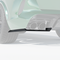 BMW F95 X5M 2019+ CARBON FIBRE DIFFUSER WITH CORNERS - CT DESIGN