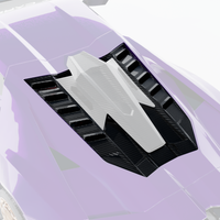 LAMBORGHINI REVUELTO MATTE CARBON FIBRE ENGINE COVER  - CT DESIGN