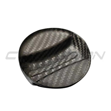 BMW 2010+ CARBON FIBRE FUEL CAP COVER-Accessories-CT CARBON-CT Carbon - High-quality carbon fiber and gloss black aerodynamic parts for premium sports and luxury vehicles.