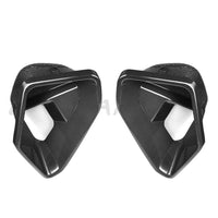 BMW X6 G06 LCI 2024+ CARBON FIBRE FRONT BUMPER DUCTS-Accessories-CT CARBON-CT Carbon - High-quality carbon fiber and gloss black aerodynamic parts for premium sports and luxury vehicles.