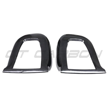 TESLA MODEL 3 2017-2023 CARBON FIBRE SEAT BACK COVERS-Accessories-CT CARBON-CT Carbon - High-quality carbon fiber and gloss black aerodynamic parts for premium sports and luxury vehicles.