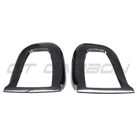 TESLA MODEL 3 2017-2023 CARBON FIBRE SEAT BACK COVERS-Accessories-CT CARBON-CT Carbon - High-quality carbon fiber and gloss black aerodynamic parts for premium sports and luxury vehicles.
