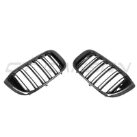 BMW G01 X3 2017-2021 DOUBLE SLAT CARBON FIBRE GRILLES-Accessories-CT CARBON-CT Carbon - High-quality carbon fiber and gloss black aerodynamic parts for premium sports and luxury vehicles.