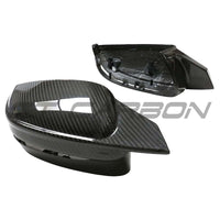 BMW G14/G15/G16 8 SERIES 2018+ LHD DRY CARBON FIBRE MIRROR COVER REPLACEMENTS - V1