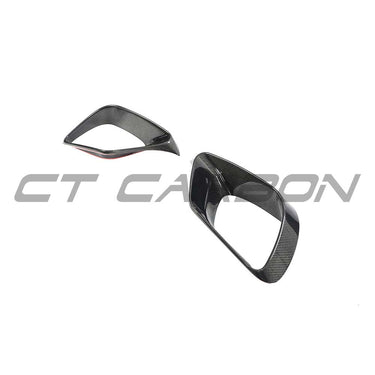 MERCEDES E-CLASS W213/S213 E63 AMG 2016-2020 CARBON FIBRE FRONT BUMPER AIR INTAKES