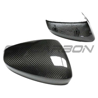 AUDI A3/S3/RS3 8Y 2022+ CARBON FIBRE MIRROR COVERS WITH LANE ASSIST - RHD